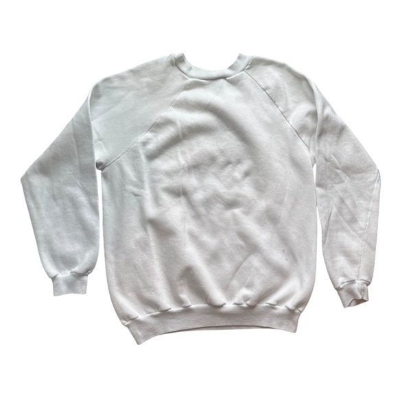 Vintage New York Rangers Logo Crew Neck Sweatshirt White Women’s XL - Picture 2 of 5